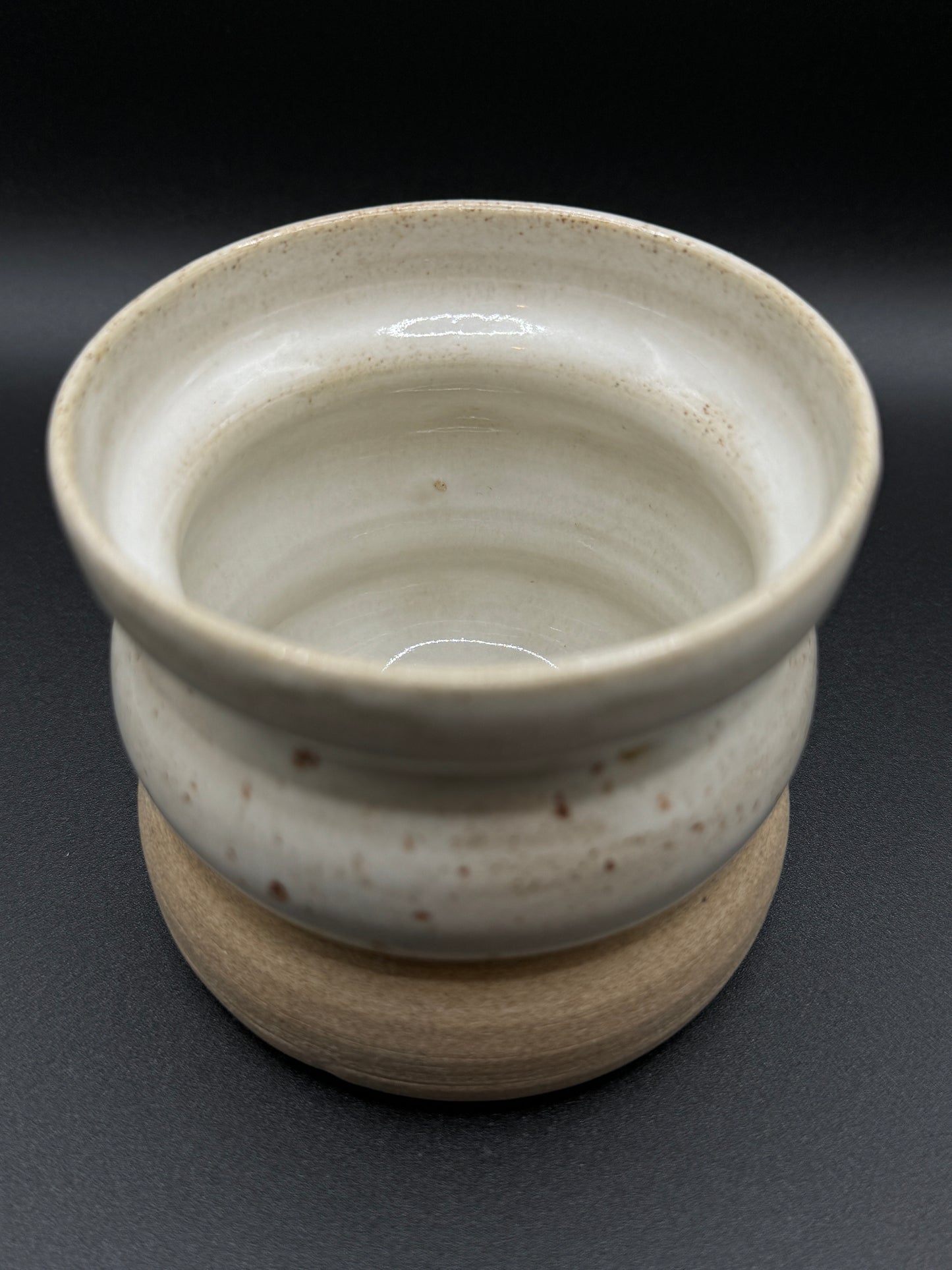 Becher bubble weiß mit Spots