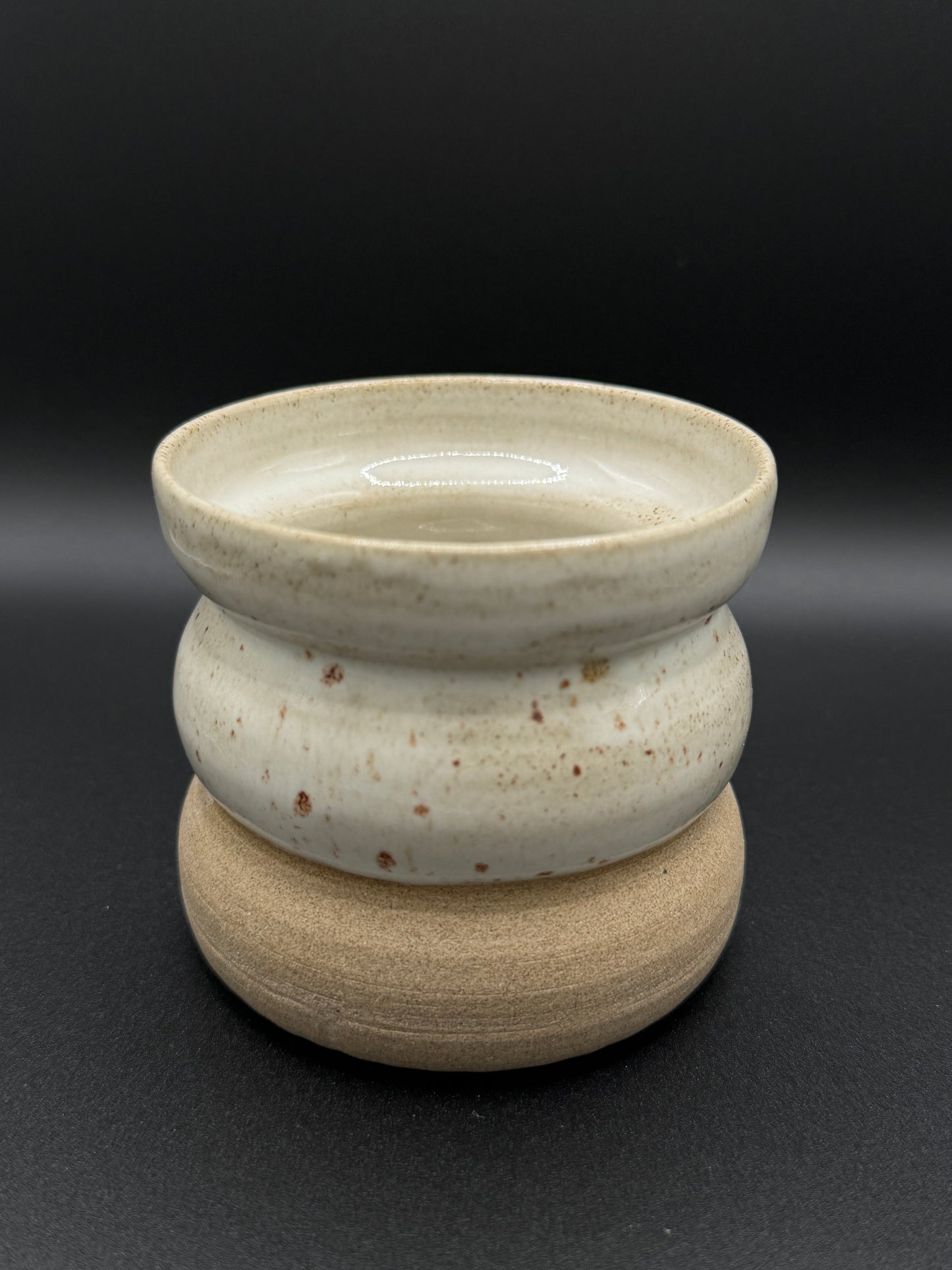 Becher bubble weiß mit Spots