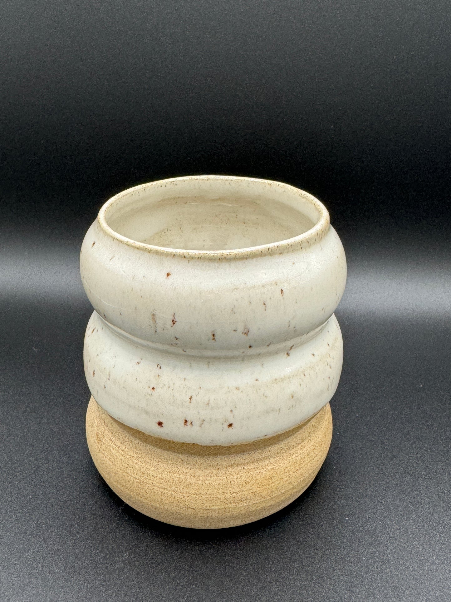 Becher bubble weiß mit Spots